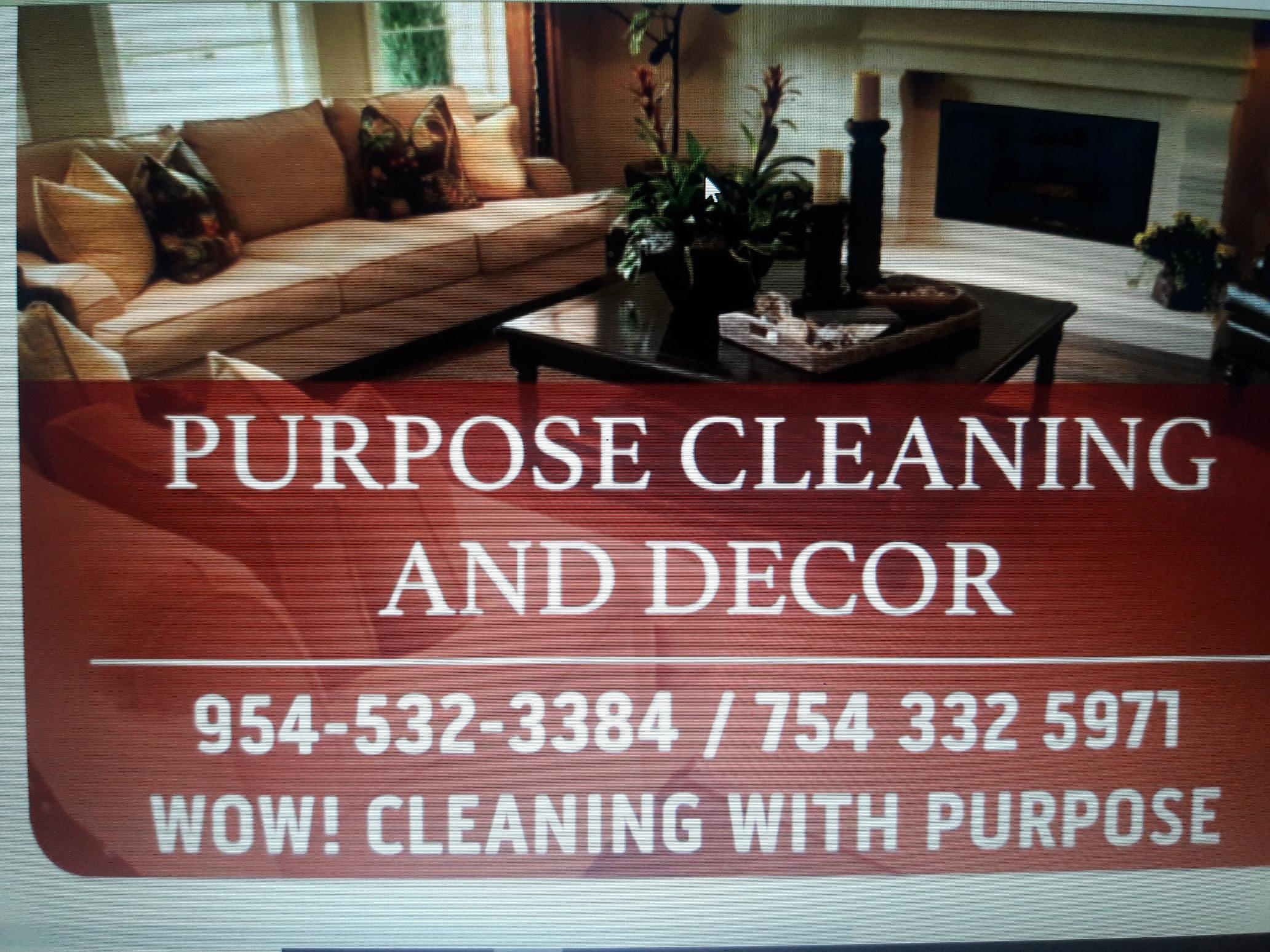 Purpose Cleaning and Decor Inc's Photo