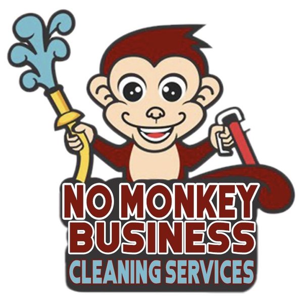 No Monkey Business Cleaning Logo
