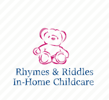 ~rhymes & Riddles~ In-home Childcare. Logo