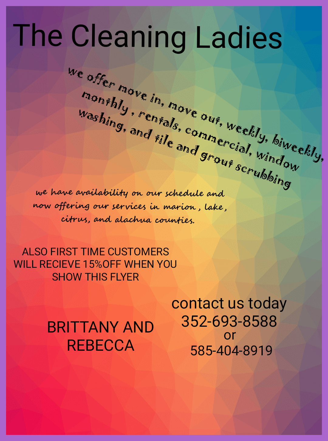 The Cleaning Ladies's Photo