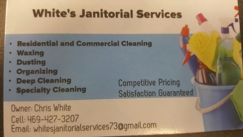 Whites Janitorial Services Logo