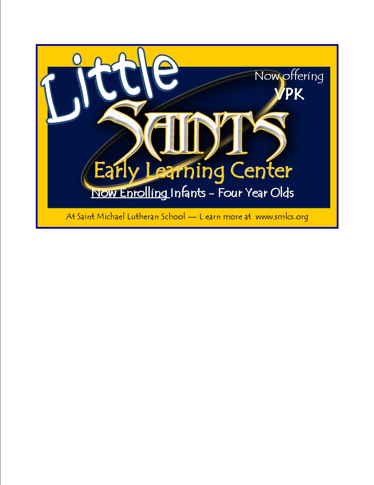 Little Saints at St. Michael Lutheran School's Photo