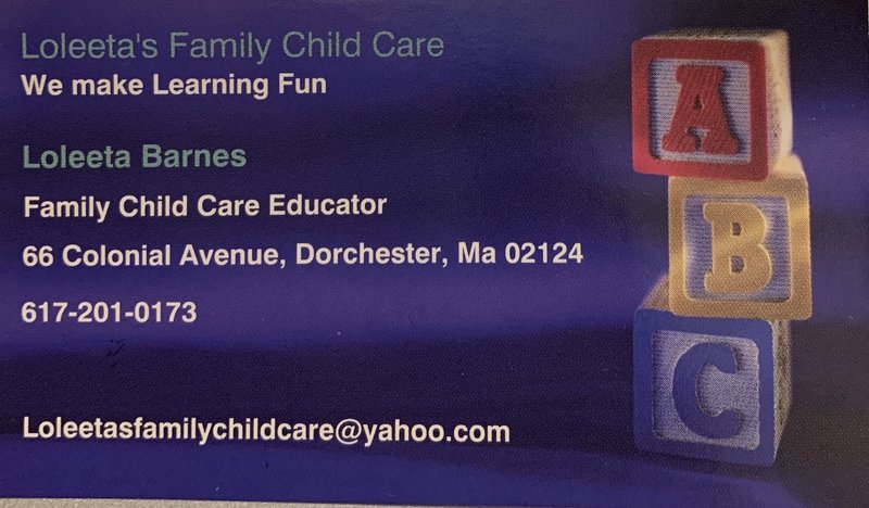 Loleeta's Family Child Care Logo