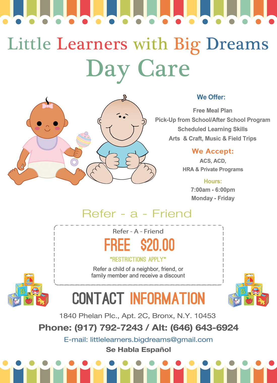Little Learners With Big Dreams Day Care's Photo