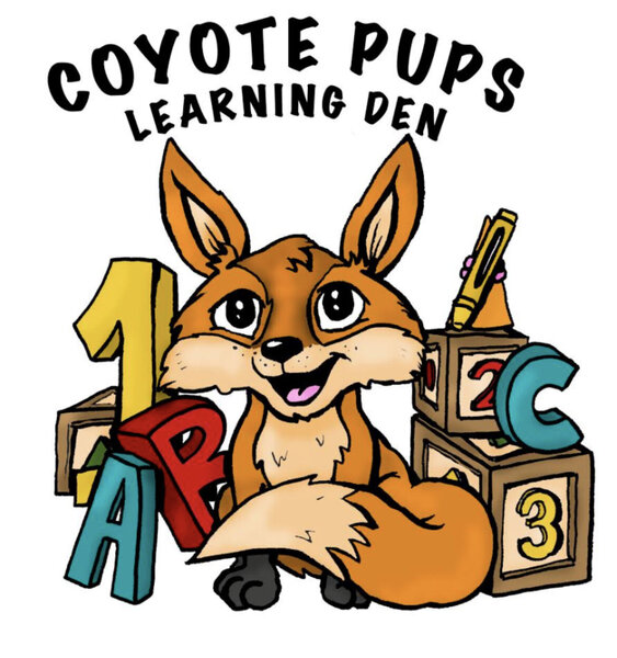 Coyote Pups Learning Den Logo