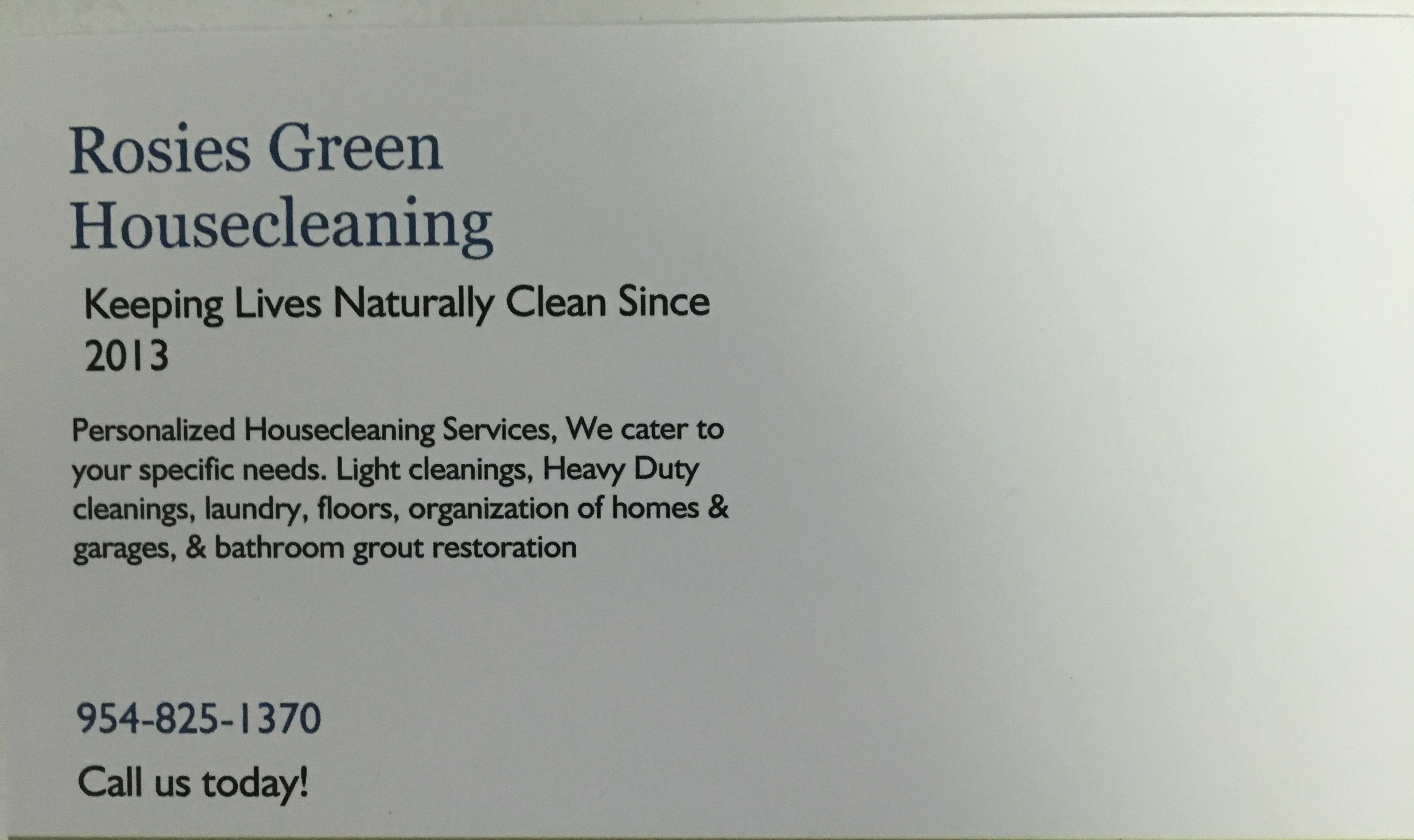 Rosies Green Housecleaning's Photo