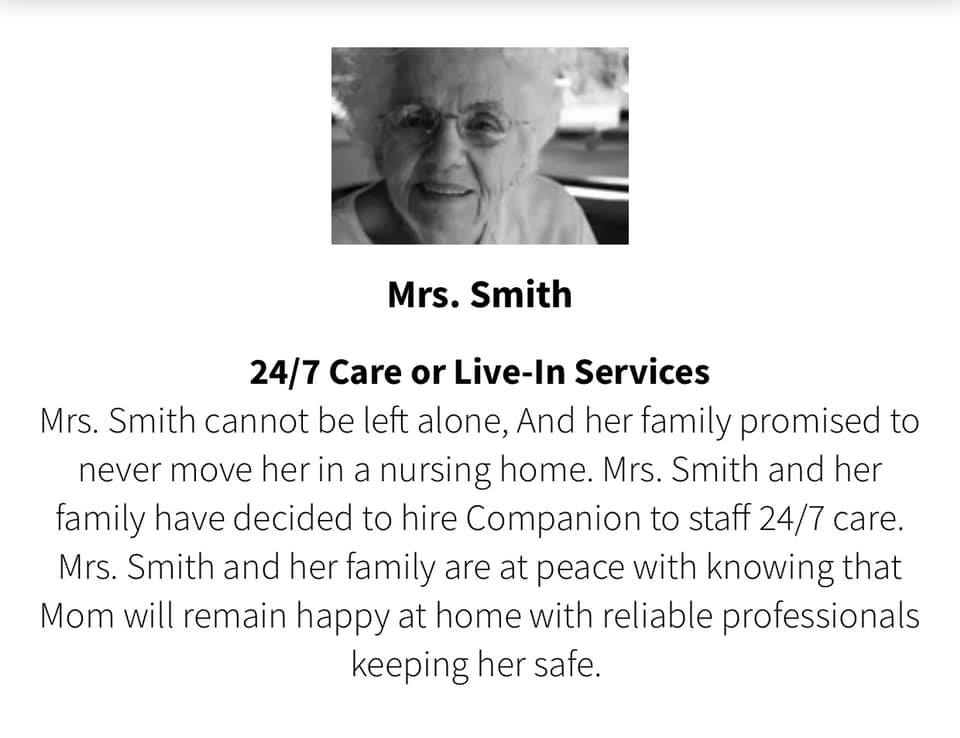 companion in home senior care's Photo