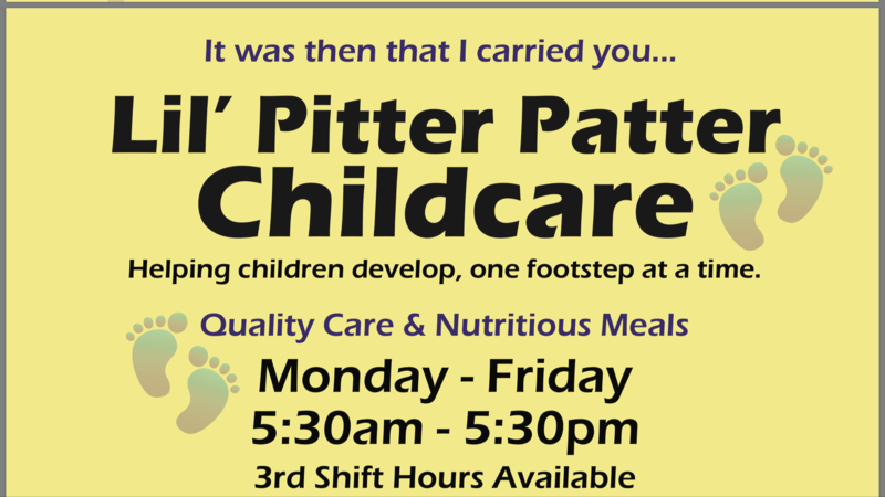 Lil' Pitter Patter Childcare Logo