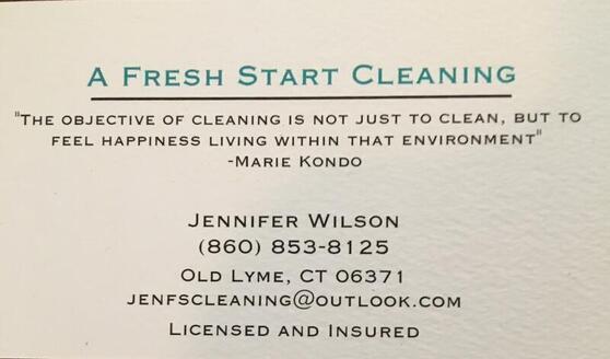 A Fresh Start Cleaning Logo