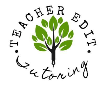 Teacher Edit Tutoring Logo