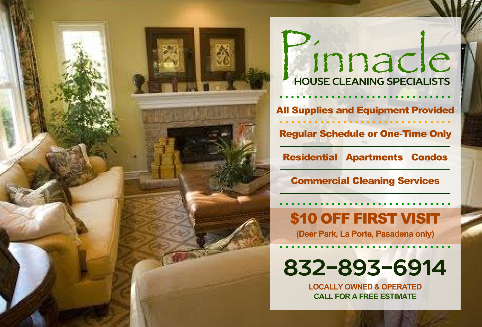 Pinnacle House Cleaning Specialist's Photo