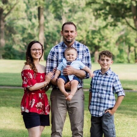 Looking Dog Walker During The Day In Elida