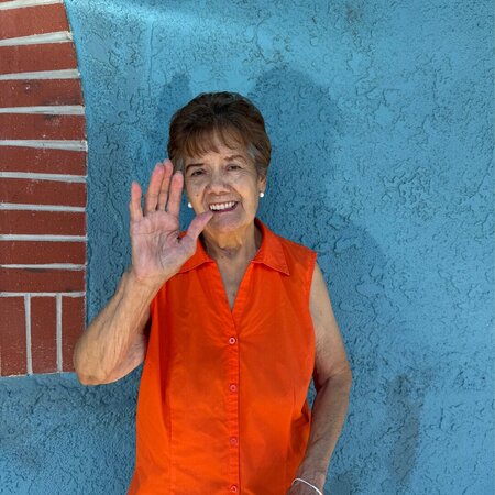 Sweet Hispanic Grandmother From The Golden Years
